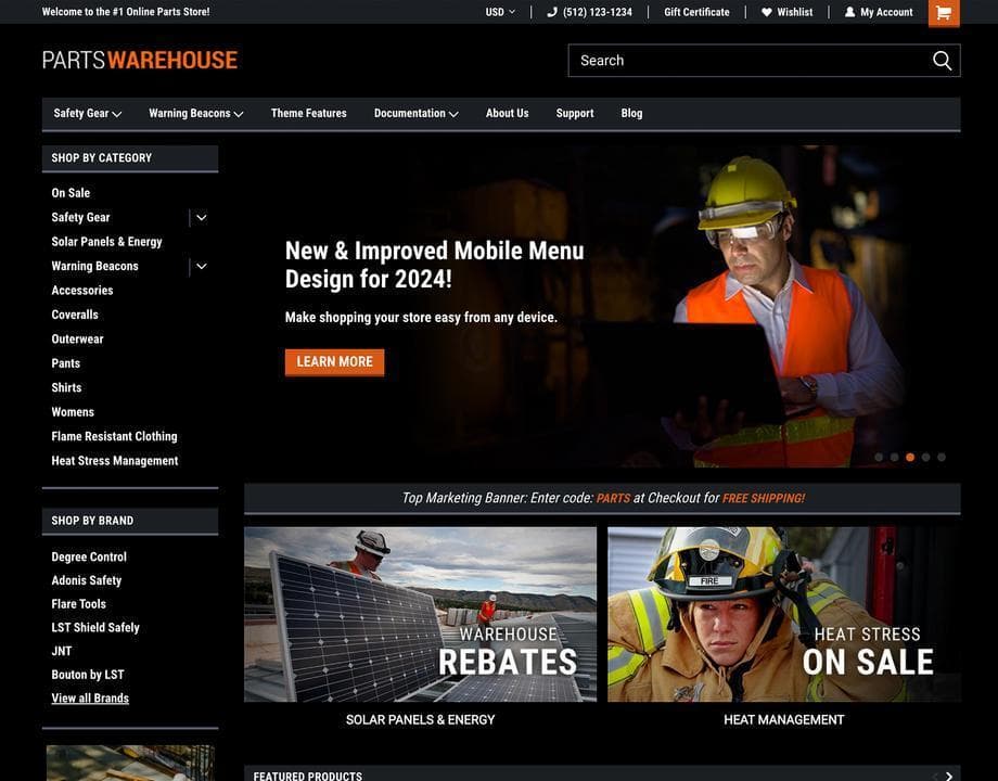 PartsWarehouse Dark