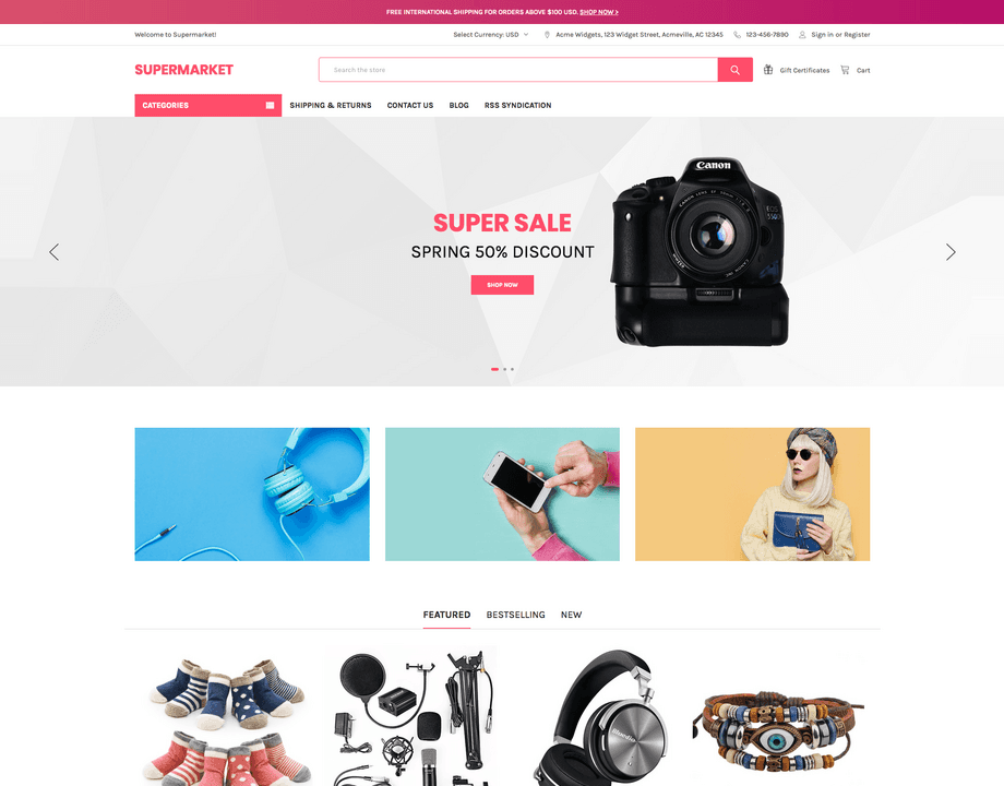 Supermarket Pink