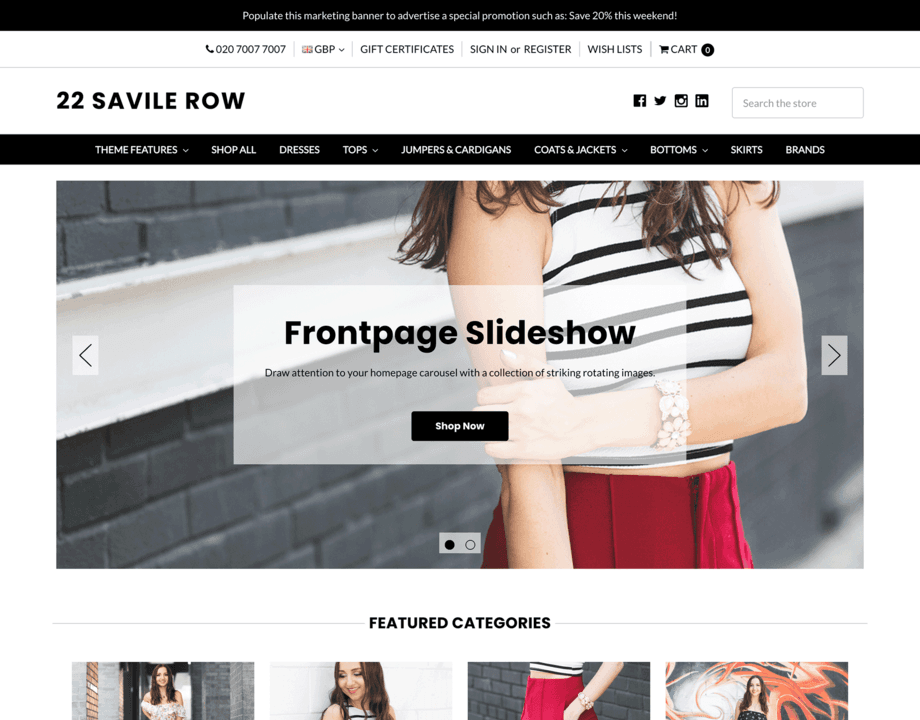 22 Savile Row Contemporary